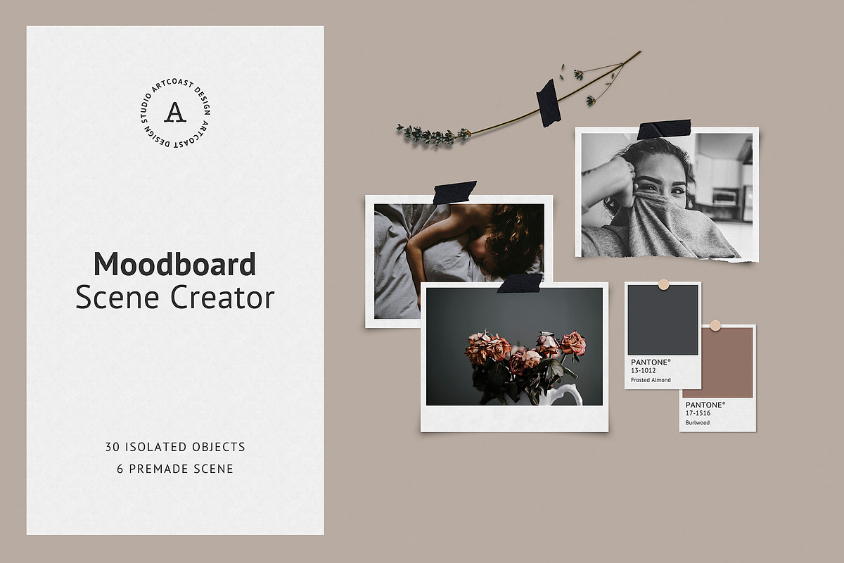 30-Object Moodboard Scene Creator, a Presentation Template by Artcoast Std. (Photo 12 of 12)