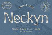 Neckyn Vintage, a Serif Font by Craft Supply Co. (Thumbnail 1 of 8)