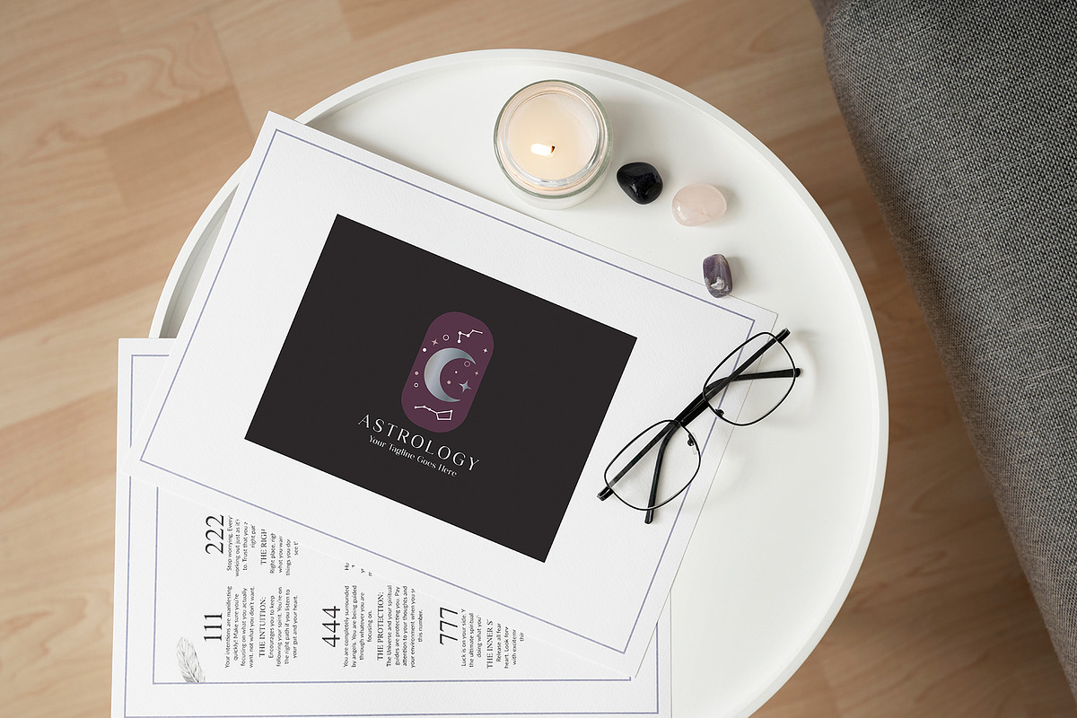 Astrology & Celestial Logo Template, a Branding & Logo Template by YUDesignStore (Photo 6 of 9)