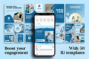 Nurse Instagram Canva Post Templates, a Social Media Template by Snapybiz (Thumbnail 3 of 10)