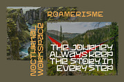 The Roamer Isme Font, a Sans Serif Font by Nocturnal Workspace (Thumbnail 5 of 6)
