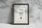 A4 Passe-partout Certificate Mockup, an Advertising Mockup by DesignRushMarket (Thumbnail 2 of 13)