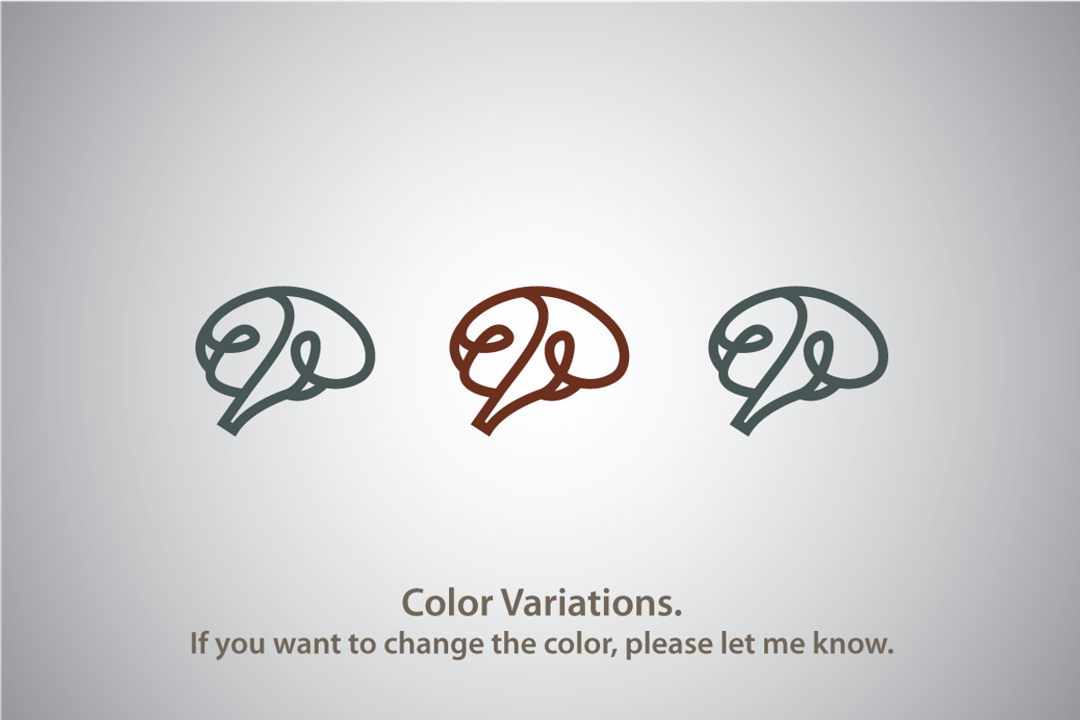 String Brain Logo Template, a Branding & Logo Template by Heavtryq Design