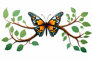 Butterfly Art Graphic Illustration