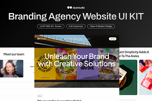 Duestudio - Company Website UI KIT A
