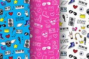 Rock star patterns, a Pattern Graphic by merion_merion (Thumbnail 4 of 5)