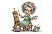 Artist Clipart JPG, a Person Illustration by Memories By Lea (Thumbnail 13 of 19)