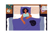 Woman's daily routine, lifestyle set, a Person Illustration by PaperTrident (Thumbnail 13 of 13)