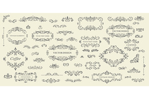 Vintage ornamental decorative frames, a Decorative Illustration by Yayasya