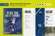 Padel Sports Catalog Brochure, a Brochure Template by trabaskriya (Thumbnail 1 of 6)
