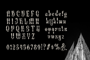 Glorivane - Victorian Display Font, a Blackletter Font by madeDeduk (Thumbnail 4 of 8)