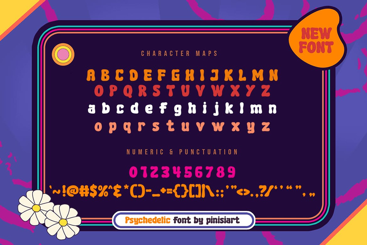 LUCID DREAM – Psychedelic Fun Font, a Sans Serif Font by Pinisi ART (Photo 3 of 10)