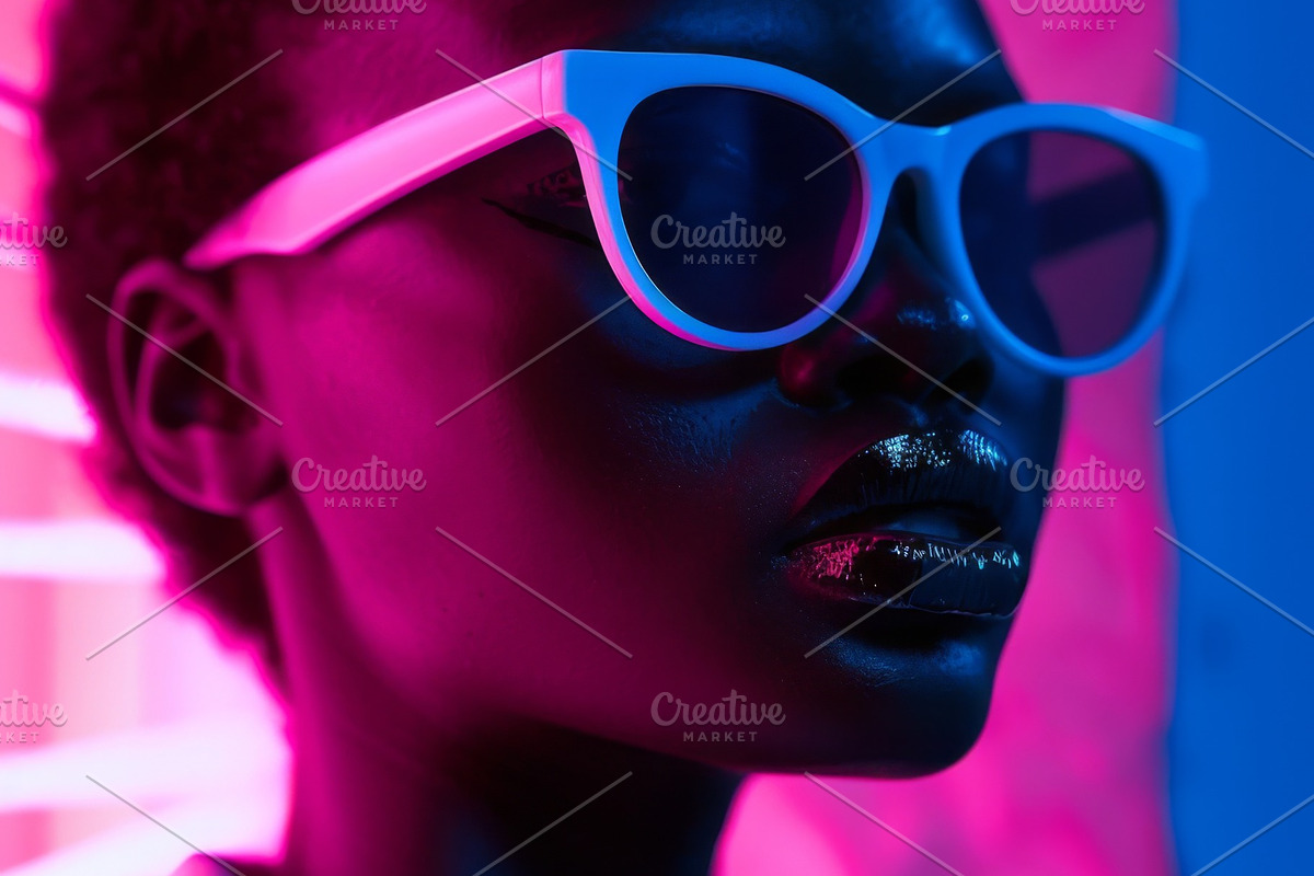 109 Fashion models in sunglasses, a Beauty & Fashion Photo by Handmadefont (Photo 45 of 113)