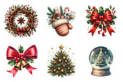 Christmas Clipart Png, an Illustration by SinaCreation (Thumbnail 3 of 5)