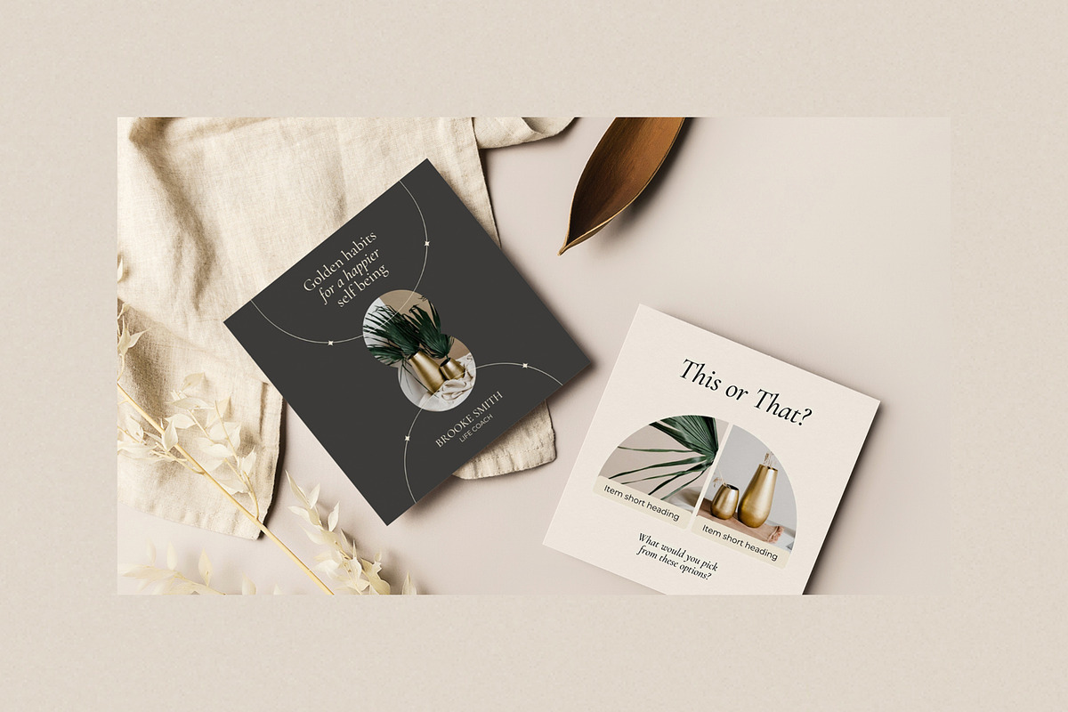Instagram Course Creator / Mona, a Social Media Template by Mirazz (Photo 12 of 27)