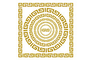 gold Greek borders. vector, a Background Graphic by Rommeo79 (Thumbnail 1 of 2)