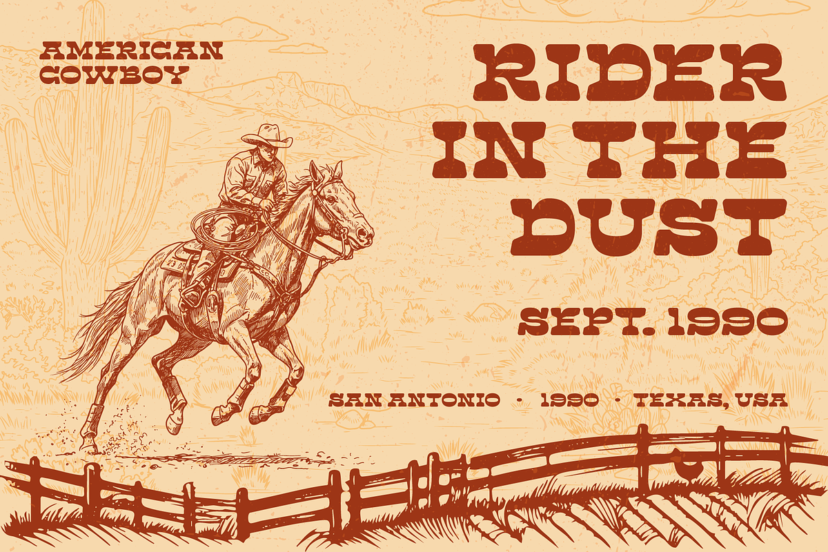 Westoon Bold Western Slab Serif Font, a Slab Serif Font by Namela Studio (Photo 9 of 10)