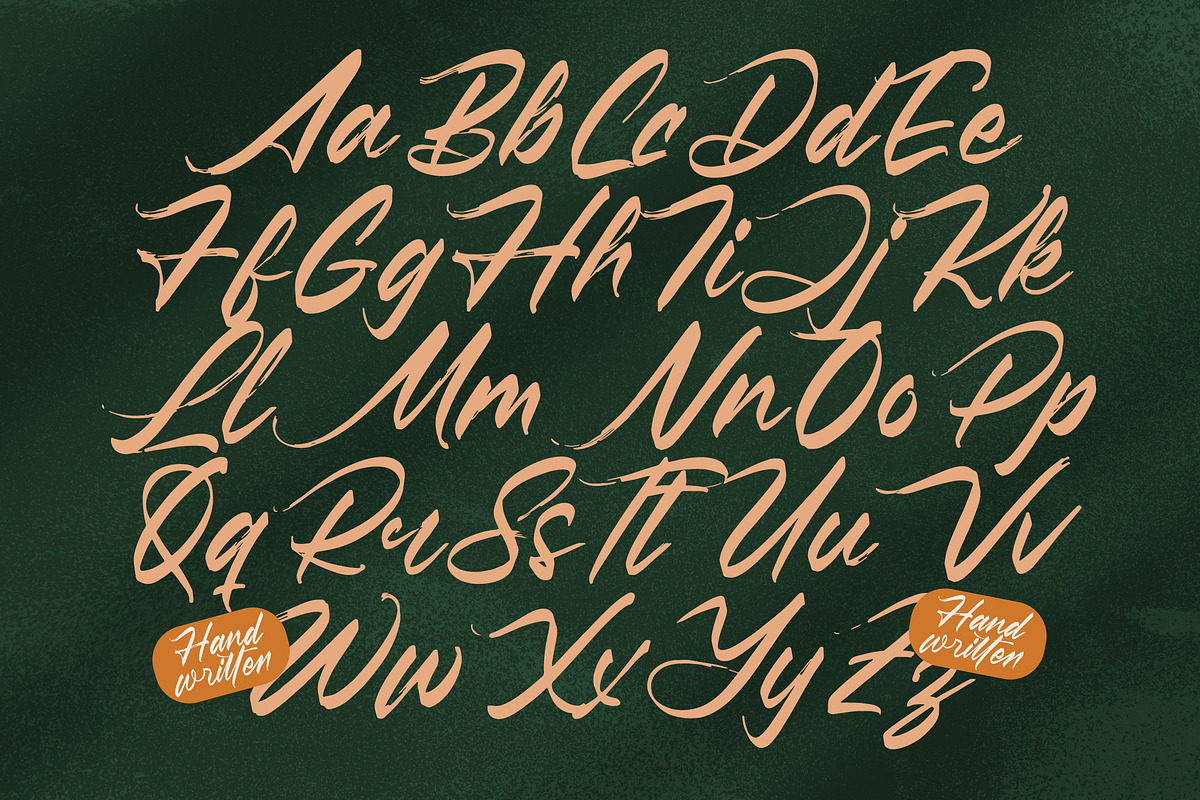 Pluretta Vintage Modern Brush Font, a Serif Font by Letterena Studios Script (Photo 14 of 20)