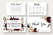 Bold & Stylish Floral Wedding Suite, an Invitation Template by Knotted Design (Thumbnail 2 of 4)