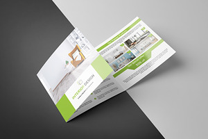 Square Trifold Interior Brochure