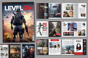 Gamer Magazine Template