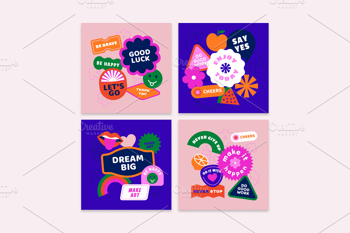 Vector stickers, an Object Graphic by venimo (Photo 7 of 7)