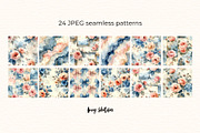 Vintage French Seamless Patterns, a Pattern Graphic by Anna Design Studio (Thumbnail 2 of 6)
