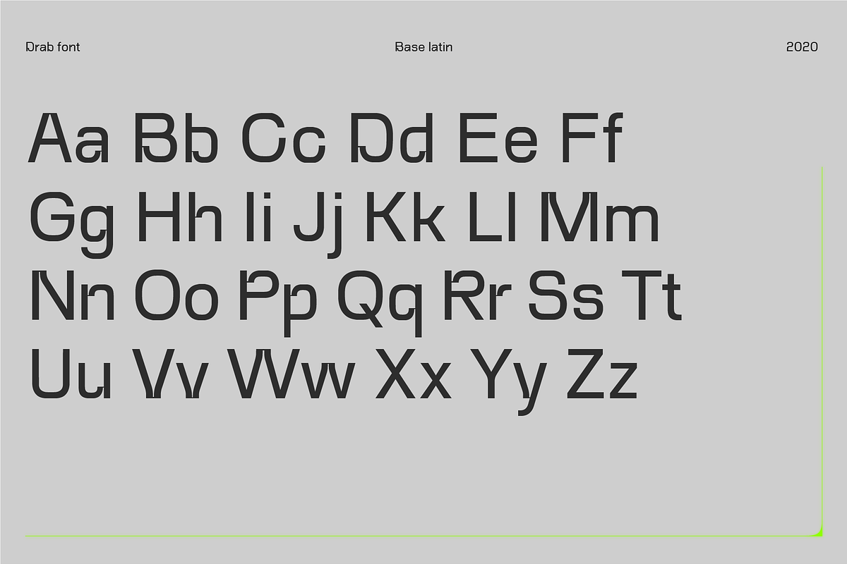 Drab — modern grotesk font, a Sans Serif Font by Viktor Pesotsky | Fonts (Photo 4 of 18)