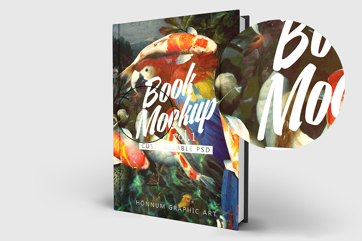 Book Mockup Vol 1, a Print Template by Honnum Graphic Art (Photo 7 of 13)