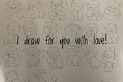 Gorilla Clipart Set, an Animal Illustration by Palau (Thumbnail 9 of 12)