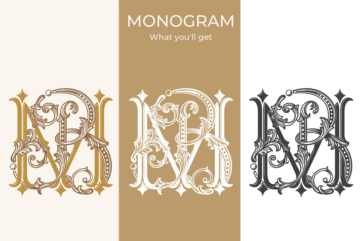 MB BM Wedding Monogram Logo, a Branding & Logo Template by LogoAV (Photo 5 of 6)