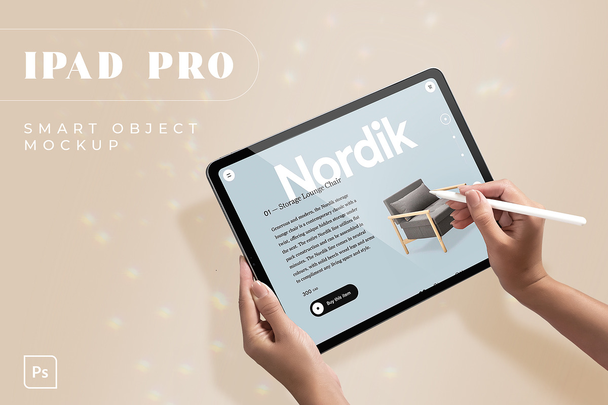 Ipad Pro Styled Stock Mockup, an iPad Mockup by Neutral Mockups (Photo 1 of 5)