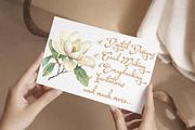 White Magnolia Watercolor Clipart, an Illustration by Libby Wishes (Thumbnail 6 of 7)