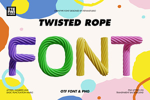 Twisted Rope Font