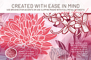 Floral Procreate Stamp Brushes 9, a Brushes & More by DeloresArt (Thumbnail 4 of 8)