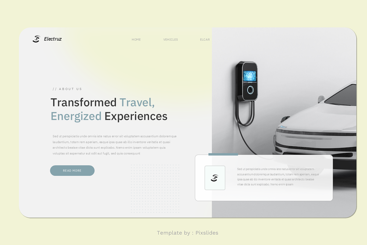 Electric Vehicles PowerPoint, a Presentation Template by Pixslides (Photo 5 of 7)