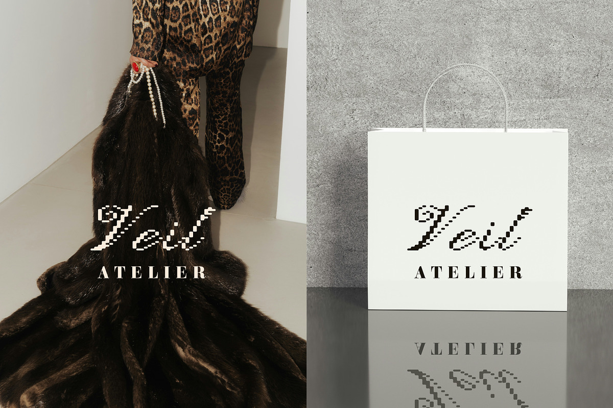 Faint Era Pixel Calligraphic Script, a Script Font by Struvictory.art (Photo 8 of 9)