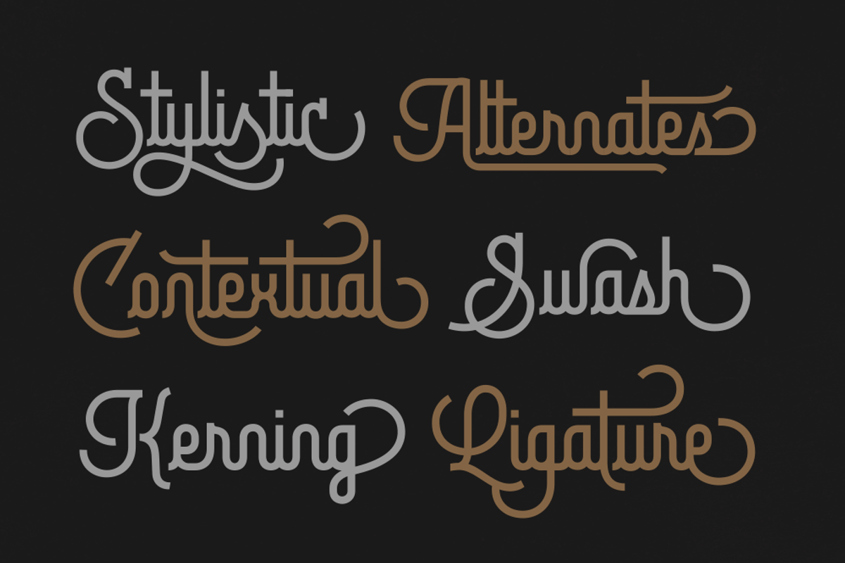 Brotherline - Logotype Font preview 7