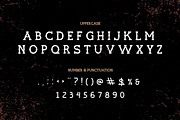Rockrough Distressed Slab Serif Font, a Slab Serif Font by Vadovastd (Thumbnail 2 of 7)
