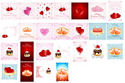 Set of Valentine's Day Images, a Decorative Illustration by PictureInStock (Thumbnail 2 of 2)