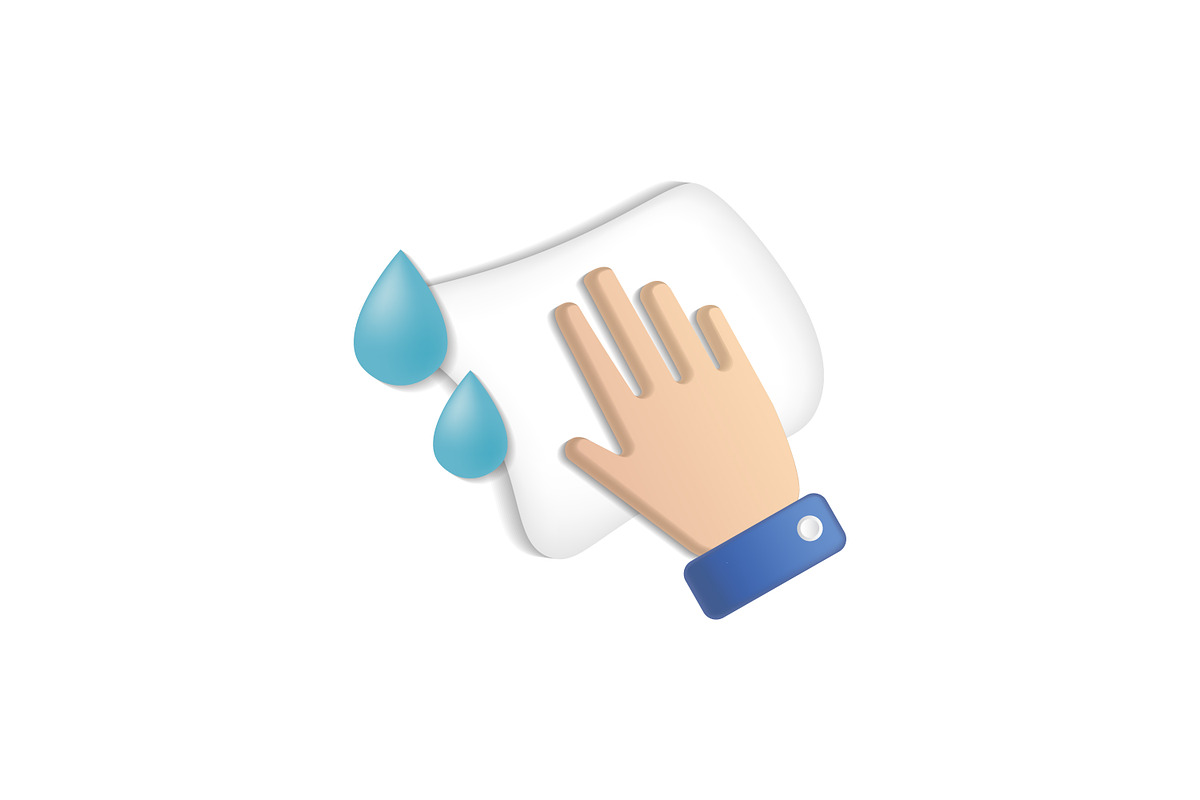 Cleaning 3D Icons Set Bundle, an Object Graphic by Aimagenarium@gmail.com (Photo 4 of 21)
