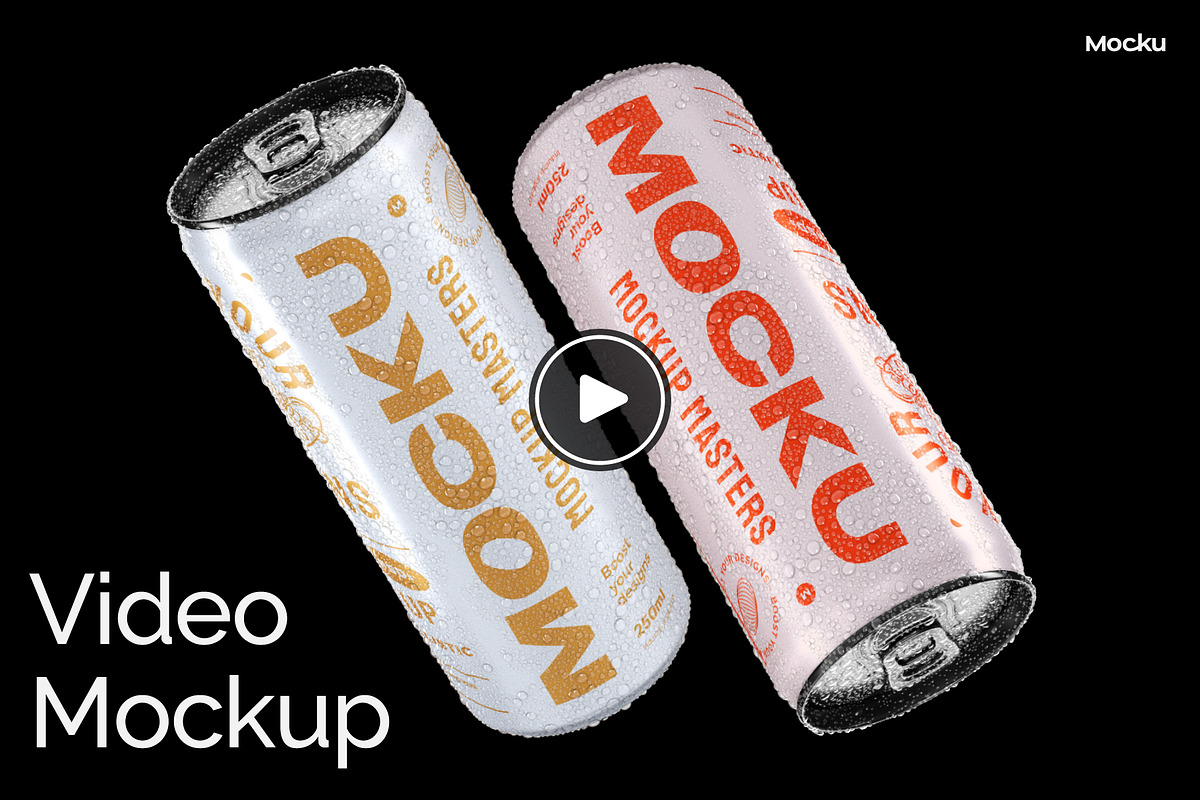 25cl Can - Photoshop Video Mockup, a Packaging Mockup by Mocku (Photo 1 of 12)