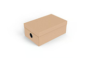Kraft shoe box mockup, a Packaging Mockup by zphotographystudio (Thumbnail 6 of 11)