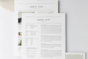 Sophia Media Kit + Resume, a Resume Template by studiolmh (Thumbnail 1 of 4)