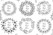 Black and White Botanical Collection, an Illustration by TanataDesign (Thumbnail 5 of 8)