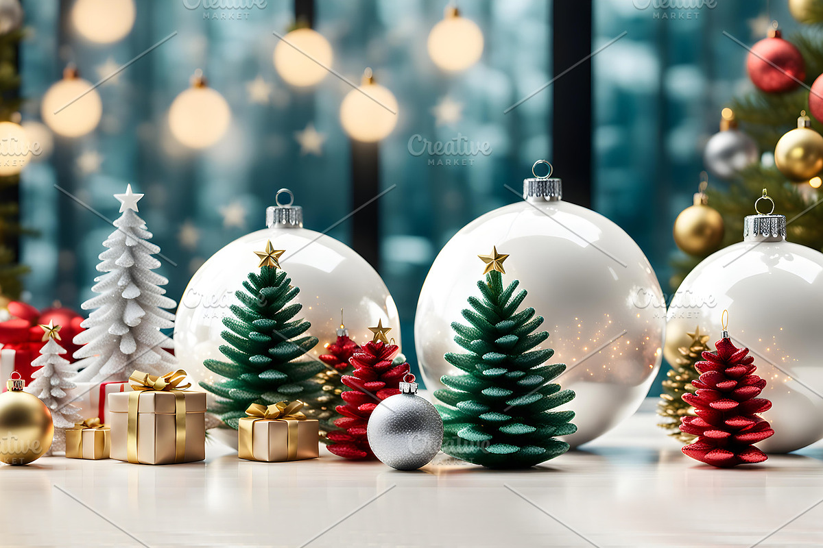 Christmas shape ball decor, a Background Photo by AlexZeL (Photo 2 of 4)