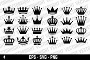 Set of crown icons, an Object Graphic by Vectorhight (Thumbnail 3 of 3)