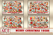 Merry Christmas Fussy-3 Cuts, a Person Illustration by CraftArtStory (Thumbnail 6 of 6)