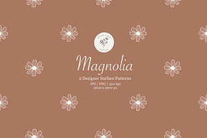 Minimalist Floral Seamless Pattern