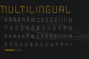 Eqlarc | Futuristic Geometric, a Font by gracetype_studio (Thumbnail 11 of 12)